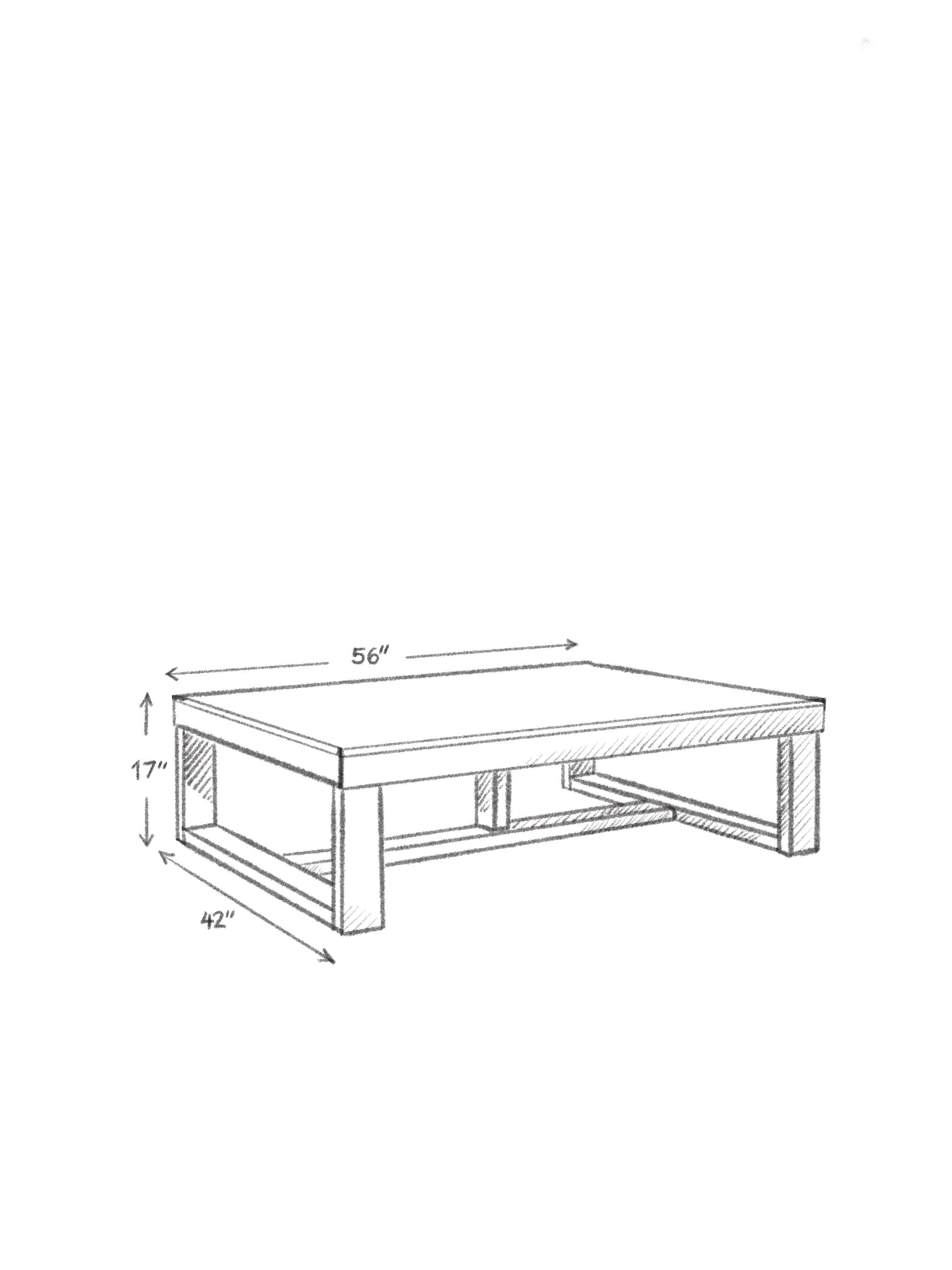 The Entertainer Coffee Living Room Table